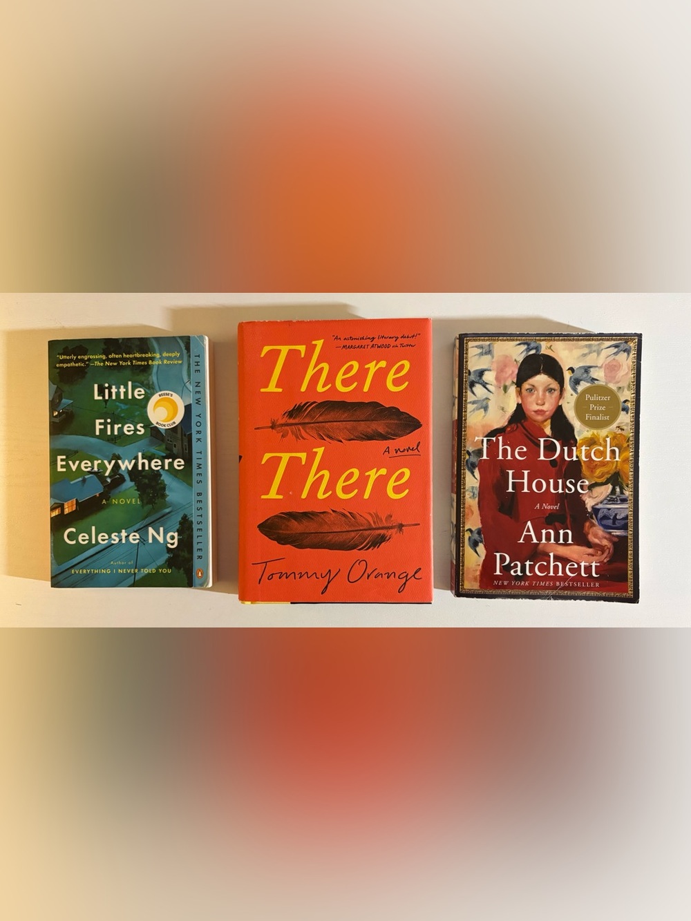 Literary Fiction Book Lot Little Fires Everywhere There There Dutch House